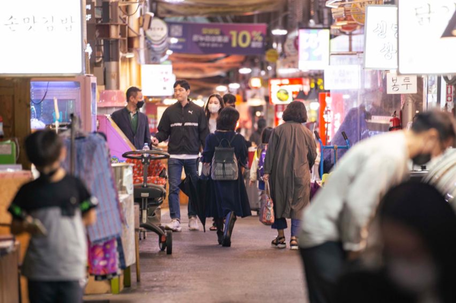 통인시장 골목 전체 모습